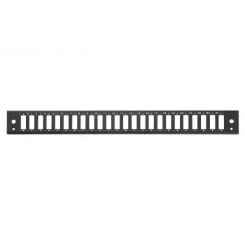 EQUIP Patch panel οπτικών ινών για ράγα 19 ιντσών 1U, 24x SC-Duplex, 48 ινών πολύτροπο OM3/OM4, χάλυβας, μαύρο