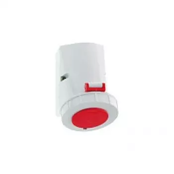 BALS 1155 Επιτοίχια πρίζα 32A 5πολική 400V 6h IP67 κόκκινο/γκρι