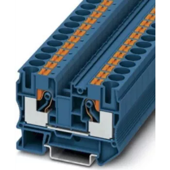 Phoenix 3212123 PT 10 BU ακροδέκτης διέλευσης, σύνδεση push-in, 10 mm², μπλε