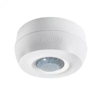 ESYLUX ESY MD 360/8 BASIC IP54 ανιχνευτής κίνησης οροφής, 360° PIR, εμβέλεια 8m, λευκό