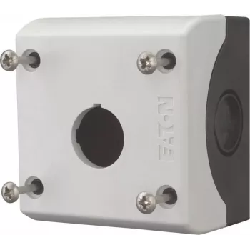 Eaton M22-I1 κουτί επιφανείας κενό, 1 θέση, γκρι RAL 7035, IP66, 80 x 72 x 56 mm