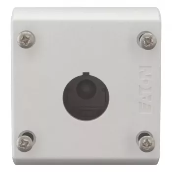 Eaton M22-I1 κουτί επιφανείας κενό, 1 θέση, γκρι RAL 7035, IP66, 80 x 72 x 56 mm