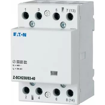 EATON Z-SCH230/63-40 Ρελέ εγκατάστασης, 4 NO, 63 A, πηνίο 230 V AC