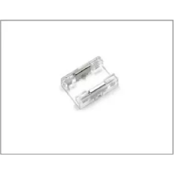 SYNERGY21 S21-LED-003F240175 Σύνδεσμος ταινίας LED COB, μονόχρωμος, 8 mm, IP20, σύστημα κλιπ χωρίς κόλληση, 2πολικός, λευκός