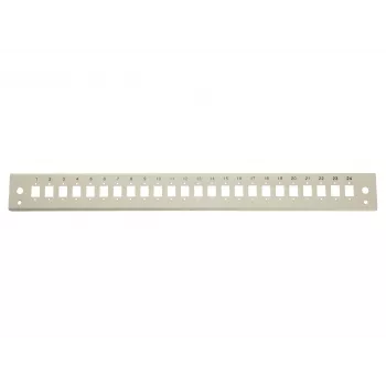 Equip Patch panel 19 ιντσών 24x LC Duplex, SC Simplex, χάλυβας, γκρι, 1U