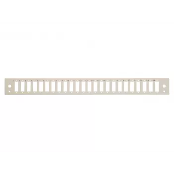 EQUIP 337103 19 ιντσών 1U patch panel οπτικών ινών, 24x SC-Duplex, ατσάλι, γκρι