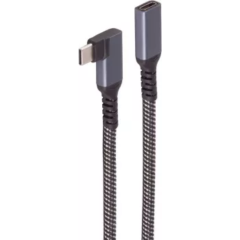 ShiverPeaks BS14-74013 καλώδιο USB-C σε USB-C 3.2 Gen 2, 0,5 m, μαύρο/λευκό