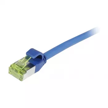 Synergy21 CAT6A S/FTP καλώδιο patch, RJ45, 500MHz, 2m, μπλε, Slimline, LSZH, AWG28