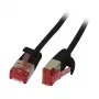 Synergy21 CAT6 U/FTP Slimline Καλώδιο Ethernet Patch RJ45, 3m, μαύρο