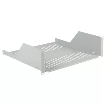 EFB ELEKTRONIK βάση 19 ιντσών 3U σταθερή, βάθος 450 mm, αντοχή 36 kg, ανοιχτό γκρι RAL 7035