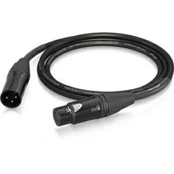 Behringer PMC-150 καλώδιο XLR, θηλυκό σε αρσενικό, καλώδιο μικροφώνου 1,5 m, μαύρο