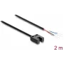 Delock φωτοκύτταρο διχάλας 5 mm σχισμή τύπου U με 4 ανοιχτά άκρα καλωδίου PNP φωτεινό/σκοτεινό εναλλασσόμενο 2 m