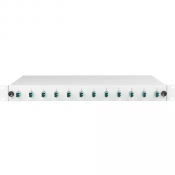EFB Elektronik κουτί συγκόλλησης LC 50/125µ OM3 συρόμενο 24 Pigtails 12 υποδοχές θηλυκές