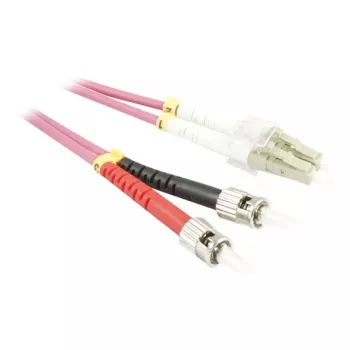SYNERGY21 S216290 2 m LC σε ST Duplex Multimode OM4 50/125um καλώδιο patch οπτικών ινών, 3 mm, μωβ