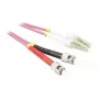 SYNERGY21 S216290 καλώδιο patch οπτικής ίνας Duplex Multimode OM4 50/125um LC σε ST 2 m, 3 mm, βιολετί