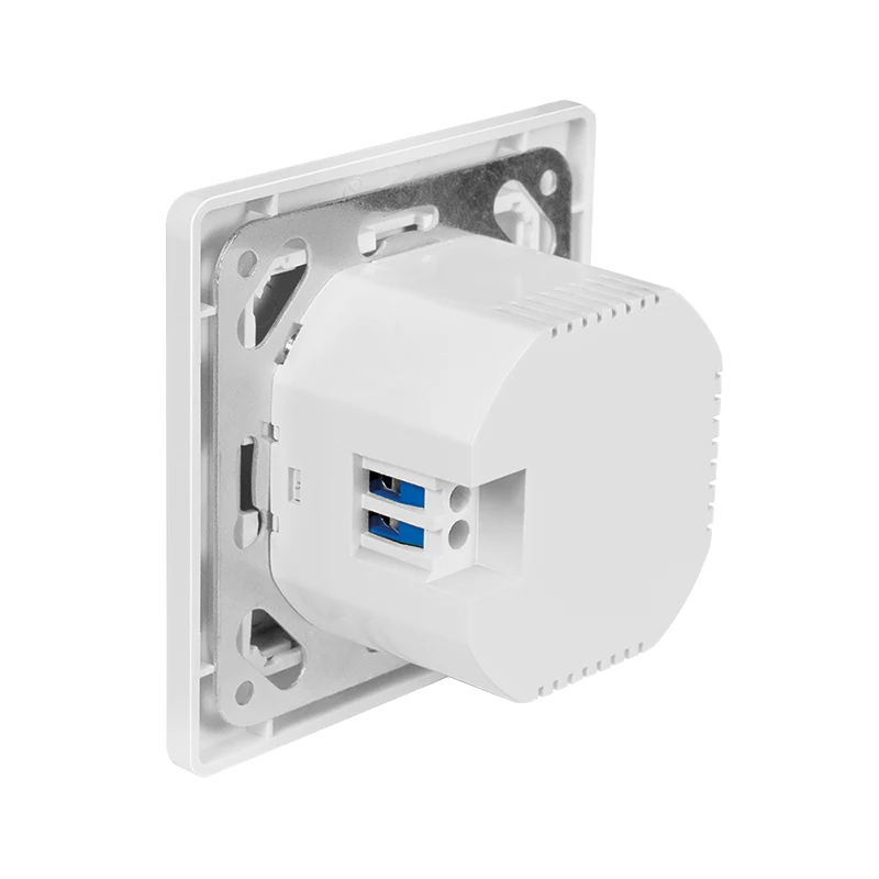 LogiLink επιτοίχια πρίζα με φορτιστή 2 θυρών USB-C, 25W PD