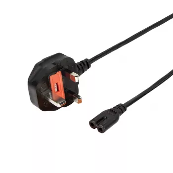 LogiLink καλώδιο τροφοδοσίας BS 1363 (UK) σε IEC C7, μαύρο, 1,8 m