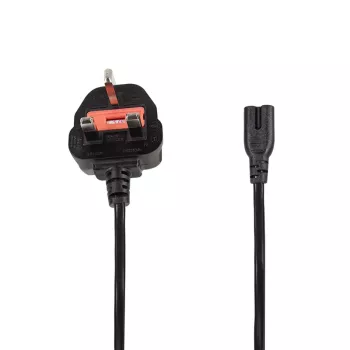 LogiLink καλώδιο τροφοδοσίας BS 1363 (UK) σε IEC C7, μαύρο, 1,8 m