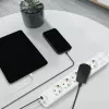LogiLink LPS280U πολύπριζο, 5 πρίζες AC, 2 θύρες USB (USB-A & USB-C), 17W, λευκό