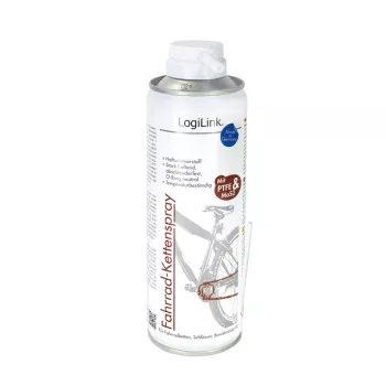 LogiLink RP0024 Σπρέι περιποίησης αλυσίδας ποδηλάτου με PTFE και MoS2, 300 ml