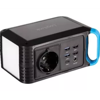 LogiLink Powerstation 80W, 256Wh LiFePO4 με 60W USB-C PD, καθαρό ημιτονοειδές AC