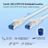 LogiLink Cat.6A S/FTP CCA LSZH Patchkabel, λευκό, 7,5 m, EconLine