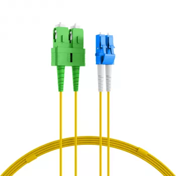 EFB Elektronik Duplex-Jumper LC-SC/APC 9/125µm OS2 LSZH κίτρινο 2,0mm 40m