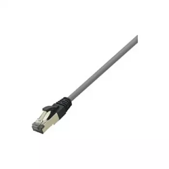 LogiLink Cat 8.1 S/FTP καλώδιο patch, βύσμα RJ-45 αρσενικό σε βύσμα RJ-45 αρσενικό, 3 m, 40 Gbps, 2000 MHz, χωρίς αλογόνα, ανοιχτό γκρι RAL 7035