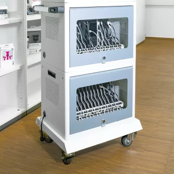 LogiLink SCS0150 βάση τροχήλατου για πολλαπλούς σταθμούς φόρτισης και ντουλάπια, μέταλλο, γκρι