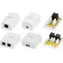 LogiLink πρίζα τοίχου Cat.6A με 1 θύρα RJ45, λευκό (RAL 9003)