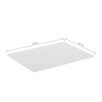 LogiLink προστατευτικό δαπέδου 120 x 90 cm εξαιρετικά μαλακό διαφανές για σκληρά δάπεδα