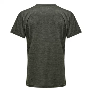 Salewa Puez Melange Dry κοντομάνικο μπλουζάκι - Dark Olive Melange - XL