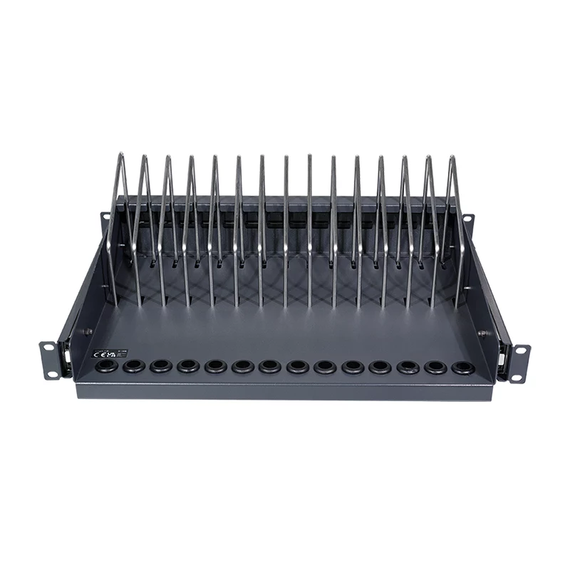LogiLink SF100B ράφι συρτάρι 19 ιντσών 1U για notebook, tablet και smartphone, μαύρο