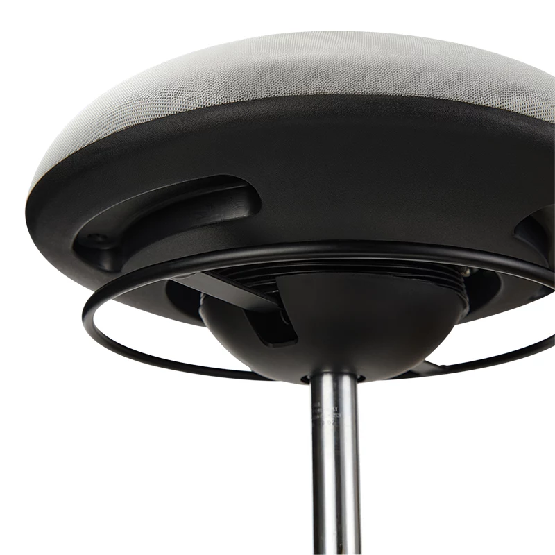 LogiLink ρυθμιζόμενος σε ύψος κινητός σκαμπό wobble, γκρι
