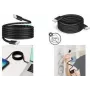 LogiLink CU0231 μαγνητικό καλώδιο δεδομένων και φόρτισης USB-C, 1m, μαύρο, 100W PD, USB 2.0