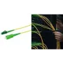LogiLink FPSLS40 OS2 μονότροπο καλώδιο patch οπτικής ίνας, SC σε LC Simplex, 40 m, κίτρινο, LSZH