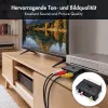 LogiLink προσαρμογέας SCART σε RCA/S-Video με διακόπτη, μαύρο