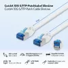 LogiLink SlimLine Cat.6A S/FTP LSZH καλώδιο patch, λευκό, 15 m