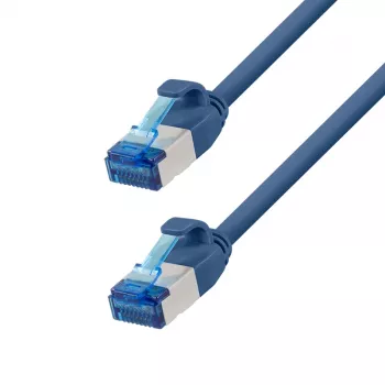 LogiLink Cat.6A Slim S/FTP LSZH καλώδιο patch, μπλε, 5 m, SlimLine
