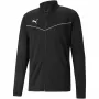 PUMA teamRISE προπονητικό αθλητικό μπουφάν πολυεστέρα μαύρο 657392 03 S