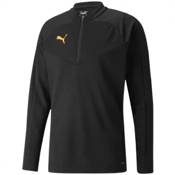 PUMA ανδρικό individualFINAL 1/4 Zip προπονητικό τοπ μαύρο