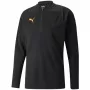 PUMA ανδρικό individualFINAL 1/4 Zip προπονητικό τοπ μαύρο