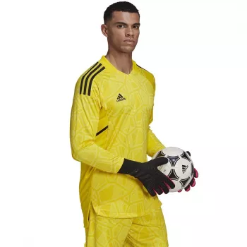 adidas Condivo 22 ανδρικό μακρυμάνικο τερματοφύλακα Solar Yellow