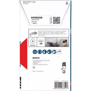 Bosch Expert Carbide-RIFF Starlock Τμηματική Λεπίδα Πριονιού 85 mm RT3 χονδρή για αφαίρεση αρμού κονιάματος