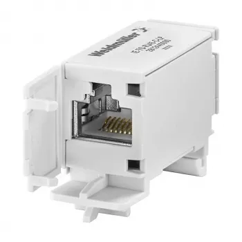 Weidmüller IE-TO-RJ45-C-LP Βιομηχανικός ΡJ45 Βύσμα Πεδίου, Cat.6A, θωρακισμένο, IDC χωρίς εργαλεία, χυτό ψευδάργυρος