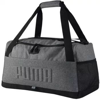 PUMA S Sports S τσάντα 35L γκρι ταξιδιωτική τσάντα με αεριζόμενο χώρο υποδημάτων