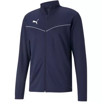 PUMA teamRISE αθλητικό μπουφάν προπόνησης από πολυεστέρα Navy Blue 657392 06 S ανδρικό μπουφάν ποδοσφαίρου Full-Zip