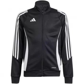 παιδικό αθλητικό φούτερ προπόνησης adidas Tiro 24 - μαύρο (μέγεθος 164 cm)