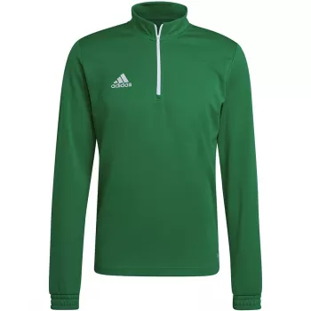 adidas Entrada 22 προπονητικό τοπ ανδρικό Team Green sweatshirt με φερμουάρ τετάρτου HI2129 M