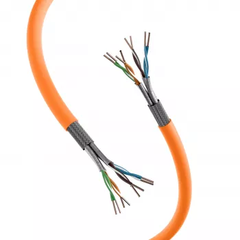 EFB Elektronik INFRALAN καλώδιο εγκατάστασης χύδην 1m SFTP Cat.7 LSZH πορτοκαλί